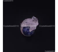 Pietra Preziosa Mista Naturale Elefante Palla Rotonda Reiki Chakra Pendente C...