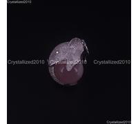 Pietra Preziosa Mista Naturale Elefante Palla Rotonda Reiki Chakra Pendente C...