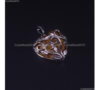 Pietra preziosa naturale cuore vita albero foglia Reiki chakra ciondolo perli...