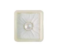 Pietra preziosa naturale della perla 10.25 Ratti 9.69 carati Rashi Ratna originale e certificata Moti preziosa pietra preziosa non riscaldata e non trattata per uomini e donne (P07-B0DR61M44S