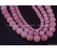 Pietra preziosa naturale sfaccettata opale rosa perline rotonde sfuse 4 mm 6 ...