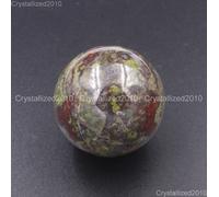 Pietra preziosa naturale sfera rotonda cristallo sfera curativa massaggio pie...