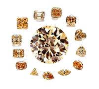 Pietra preziosa sciolta della moissanite del taglio fantasia di forma del cuore di 0,5 - 5 carati per la progettazione e l'artigianato dei gioielli fini, Triangle 1ct 6.5MM, Moissanite