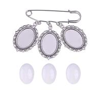 Pietra preziosa vassoio spilla matrimonio incantesimo pizzo, Taglia unica, come descritto