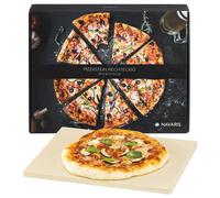 Pietra Refrattaria Cordierite 800° Rettangolare Pizza Pane Focaccia Ricettario