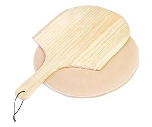 Pietra refrattaria per pizza set Char-Broil Ø 38 cm Nero