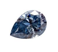 Pietra sciolta della moissanite del taglio della pera di 10X5mm - di 10X14mm con alta durezza che supera i tester del diamante per la fabbricazione dei gioielli, 7x10mm 2.0ct, Moissanite