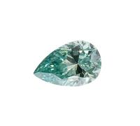 Pietra sciolta della moissanite del taglio della pera di 10X5mm - di 10X14mm con alta durezza che supera i tester del diamante per la fabbricazione dei gioielli, 6x9mm 1.8ct, Moissanite