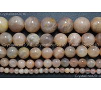 Pietra solare naturale pietre preziose rotonde perline sfuse 6 mm 8 mm 10 mm ...