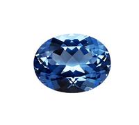 Pietra tagliata fine della pietra preziosa sciolta dello spinello dell'acquamarina di forma ovale per la creazione di gioielli e la creazione di anelli personalizzati, 7x9mm, Moissanite