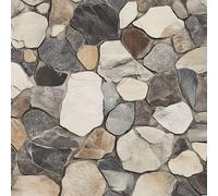 Pietra Trama Roccia Carta da Parati Autoadesiva 0.3x5 m Strada di Ghiaia Pellicola Adesiva per Mobili Impermeabile Carta Adesivo Ispessita Opaco Sticker per Muro Cucina Armadio Cassetto e Scaffali