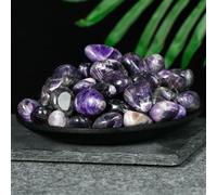 Pietre burattate assortite naturali, grezze, lucidate, cristalli curativi Reiki, gemme per terapia energetica, decorazione da giardino, 15-20 mm - Ametista Dream - 50 g (7-14 pezzi)