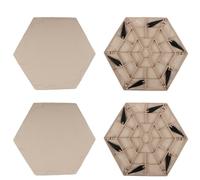 Pietre da passeggio da giardino | 4 lastre 39,5x39,5 cm ABS Resina PC Aspetto naturale | Ciottoli decorativi, pali di ancoraggio incluse | Non -Slip, luce, solido, resistente | Path, Allée, Terr