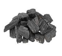 Pietre d'acqua 300 g, pietre curative al 100% naturali, vere pietre grezze non trattate per acqua di pietra preziosa, fonte di vita Plus (tormalina, nero (Schörl)