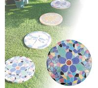 Pietre decorative for giardini, sentieri, aiuole e cortili, resistenti alle intemperie vivaci(Flower)