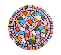 Pietre Decorative Per Giardino Stepping Stone, Pietre Da Giardino Per Vialetti E Gradini Del Patio, Pietre Di Fiume Levigate Per Decorazioni Da Giardino, Adatte Per Portici, Giardini(Rosa,39x39cm)