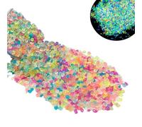 Pietre Decorative,Pietre da Giardino,Pietre Luminose,Pietre Luminose da Giardino,Ciottoli Luminosi Pietre Fluorescenti,Pietre Decorative Aquascape,per Vasi Sassi Decorazioni Balcone,Colorato,4000 PCS