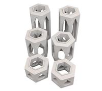 Pietre di altezza compatibili con GraviTrax - Set da 6 pezzi; colonne da 2 x 3 cm/6 cm/9 cm. Made in Germany