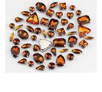 Pietre di cristallo colorate da cucire con retro piatto multiforme e dimensioni miste for la decorazione abiti sposa(Tawny,60Pcs)