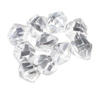 Pietre di ghiaccio per vaso, decorazione per piante, acquario, ornamenti per feste di nozze, decorazioni da spargere, pezzi decorativi trasparenti con finti diamanti sintetici, 200 pezzi (trasparenti)