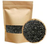 Pietre di ghiaia di lava nera per riempimento vaso , creazione di mestieri floreali , decorazioni per la casa , pietre schiacciate decorative colorate, ghiaia nera speciale per acquari di acqua dolce