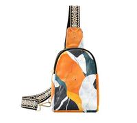 Pietre di marmo alla moda Semplice minimalista marsupio borsa antifurto borse per le donne crossbody per day pack