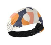 Pietre di marmo Semplice Minimalista Raffreddamento sudore assorbente fascia elastica testa fasce per il sudore per le donne per yoga atletica sport trucco calcio