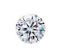 Pietre di moissanite D color - 5, 10, 20, 30, 50 pezzi per lotto diamanti creati in laboratorio per la creazione di gioielli, NO GRA-4.0mm-0.3ct