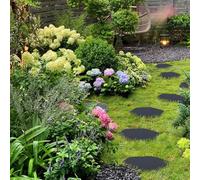 Pietre di passo per il giardino, decorazione paesaggistica per vicoli, set di lastre da giardino con per sentieri, terrazza piscina, giochi all'aperto