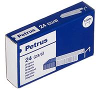 Pietre di Petrus, 30 fogli, Lunghezza 6 mm, 1000 graffette, Modello 24 (23/6), 55718