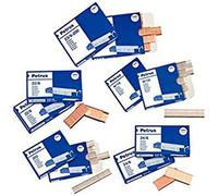 Pietre di Petrus, 70 fogli, Lunghezza 10 mm, 1000 graffette, Modello 26 (23/10),