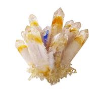 Pietre e Cristalli 1 Pz Caramello Naturale Cristallo di Quarzo Fantasma Cluster Campioni Guarire Home Office Decorazione Zaffiro ZOUCUNXIYIN (Color : 580-600g)