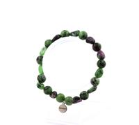 Pietre E Minerali. Bracciale Epidote Del Myanmar (BIRMANIA) + Perle Epidote D'