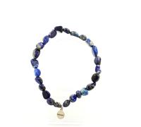 Pietre E Minerali. Bracciale Lapis Lazuli Del Pakistan. Taglia Personalizzabile.