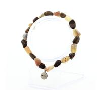 Pietre E Minerali. Bracciale Opale Boulder D'Australia + Agata Del Botswana.