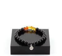 Pietre E Minerali. Bracciale Perle Ambra Vera Del Mare Baltico + Agata