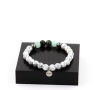 Pietre E Minerali. Bracciale Perle Epidote D'Australia + Ematite + Angelite