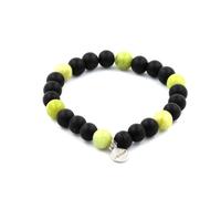 Pietre E Minerali. Bracciale Perle Onice Nero Opaco + Serpentina Giada Cinese 8