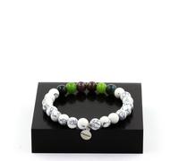 Minerali collezione. Braccialetto Perle Rubino di Mogok,Birmania,Myanmar+Perido