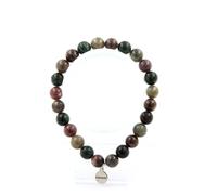 Pietre E Minerali. Bracciale Perle Rubino Di Mogok, Myanmar + Smeraldo Di Zamb