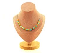 Pietre E Minerali. Collana 20 Perle Ambra Vera Del Mare Baltico + Ama