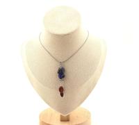 Pietre E Minerali. Collana 4 Perle Lapis Lazuli Del Pakistan + 2 Perle Granato