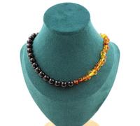 Pietre E Minerali. Collana Di Perle Di Ambra Vera Del Mare Baltico + Agata