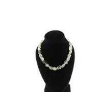 Pietre E Minerali. Collana Perle Di Quarzo Tormalina Rutile Del Brasile Catena E