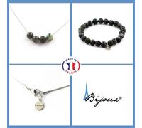Pietre E Minéraux. Parure Braccialetto Collana Perle Labradorite + Turchese Afr