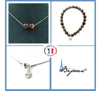 Pietre E Minerali. Set Gioielli Bracciale Collana 2 Perle Rubino Di Mogok, Bi