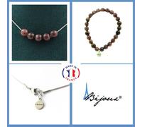Pietre E Minerali. Set Gioielli Bracciale Collana 5 Perle Rubino Di Mogok, Bi