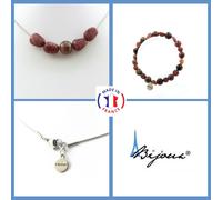 Pietre E Minerali. Set Gioielli Bracciale Collana Perle Rubini Del Brasile + Ru