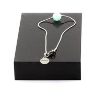 Pietre E Minéraux. Braccialetto IN Acciaio Inossidabile 1 Perla Amazzonite 8 Mm.