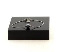 Pietre E Minéraux. Braccialetto IN Acciaio Inossidabile 1 Perla Ematite 8 Mm.